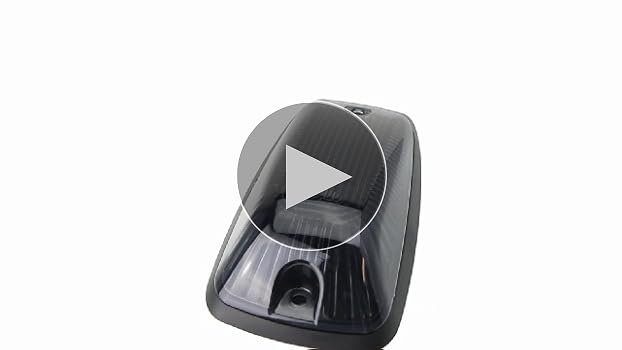 Amazon.com: iJDMTOY Smoked Lens Amber LED Cab Roof Marker